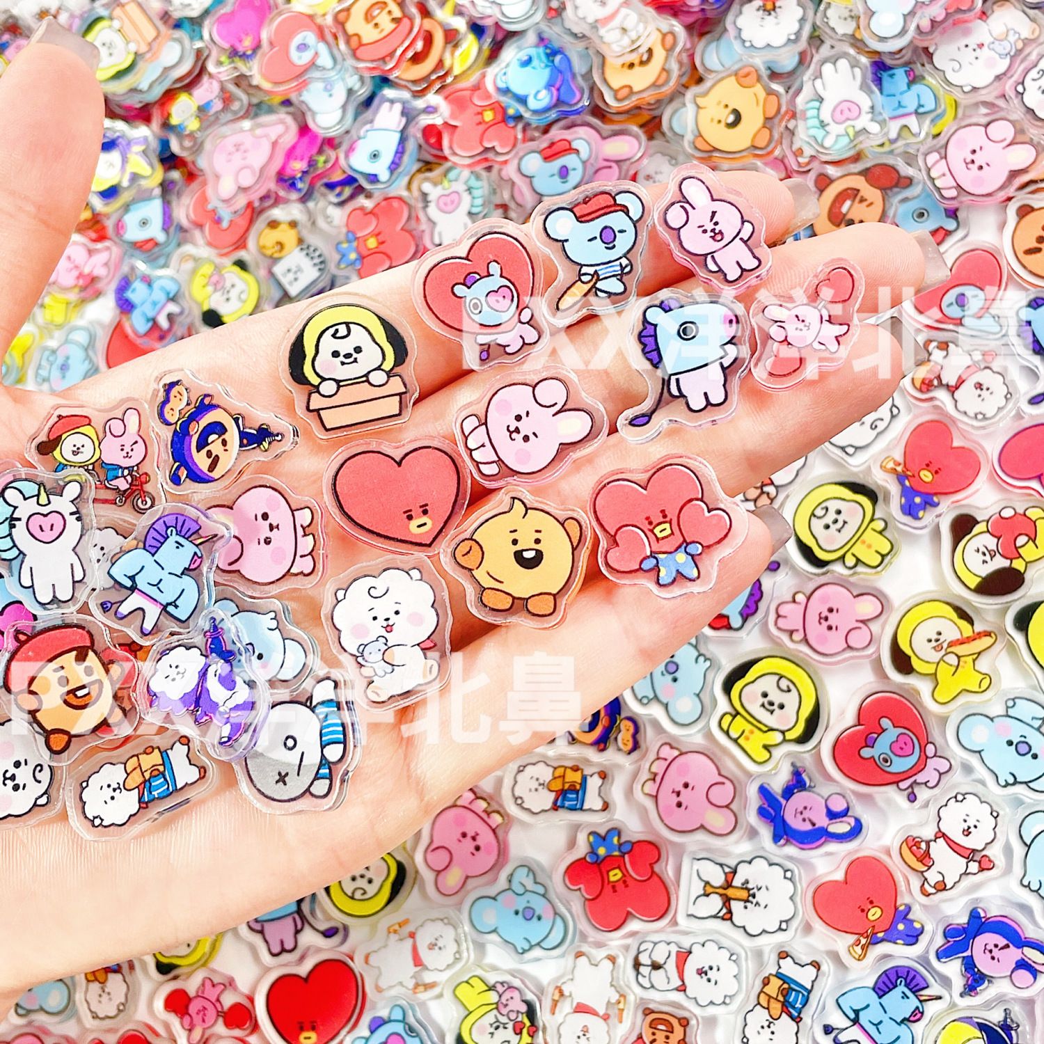 100pcs BT21 BTS single-layer 2 - Cosplay Material For Prop reseña y precio