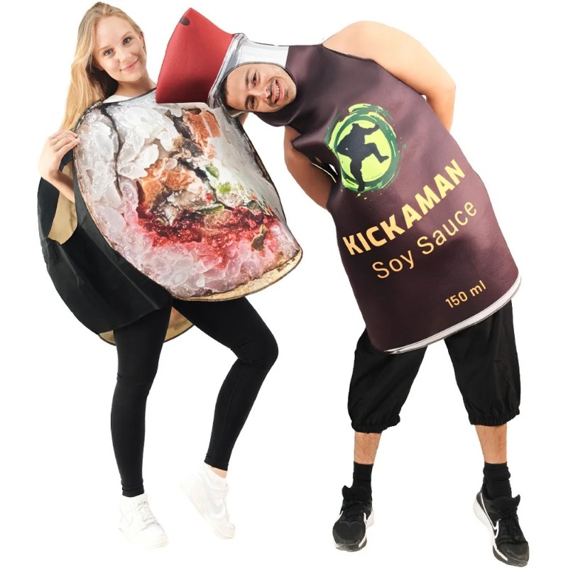 2pcs/set Sushi Soy Sauce Combi - Cosplay Prop Business reseña y precio