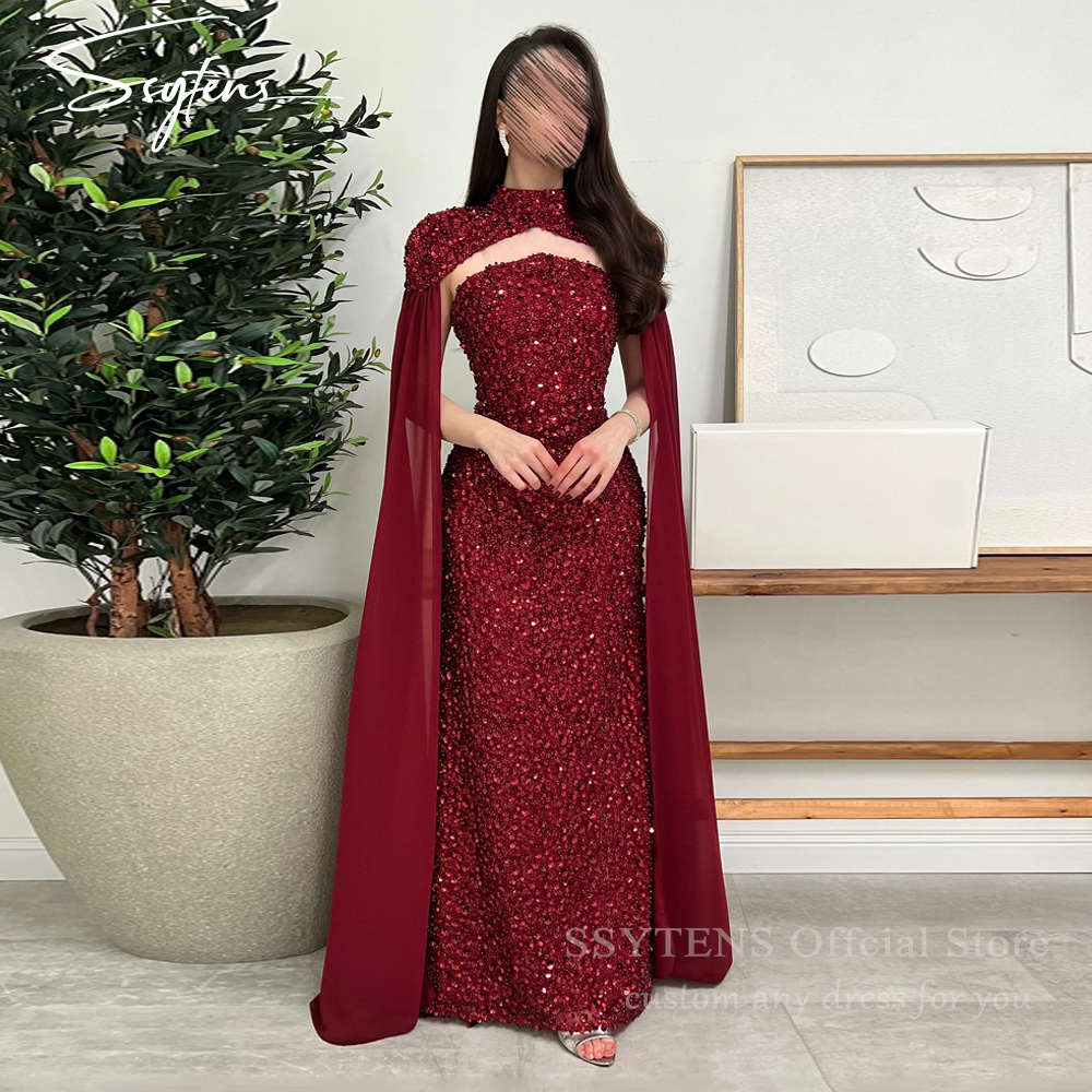 SSYTENS Elegant Red Formal Dre - Briar Cosplay Prop reseña y precio