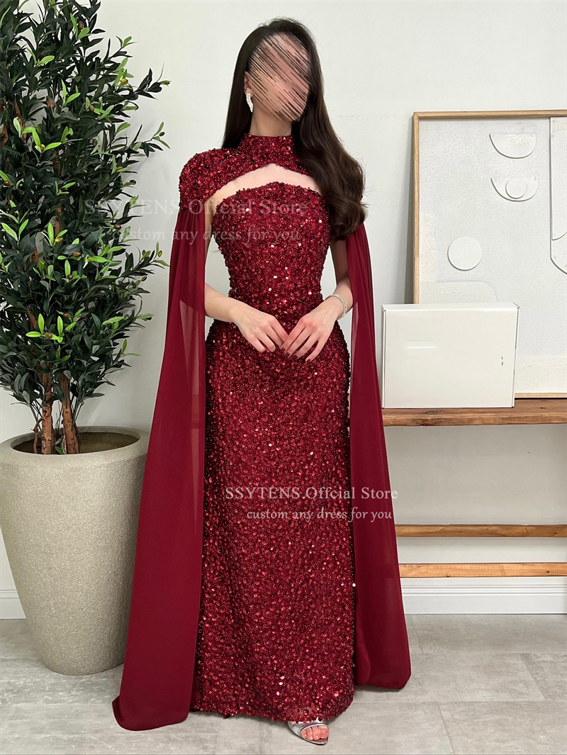 SSYTENS Elegant Red Formal Dre - Briar Cosplay Prop reseña y precio